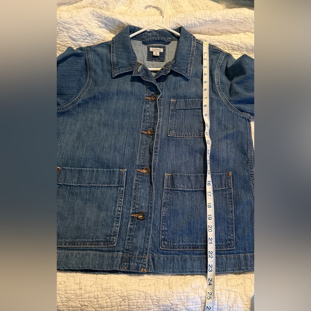 L.L. Bean Blue Jean Jacket - Picture 11 of 12